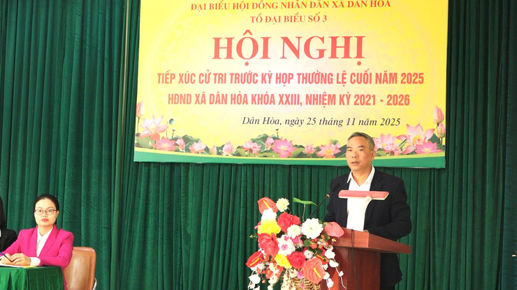 HĐND XÃ DÂN HÒA TIẾP XÚC CỬ TRI  TẠI THÔN XUYÊN DƯƠNG VÀ THÔN TỪ CHÂU TRƯỚC KỲ HỌP THƯỜNG LỆ CUỐI NĂM 2025- Ảnh 10.