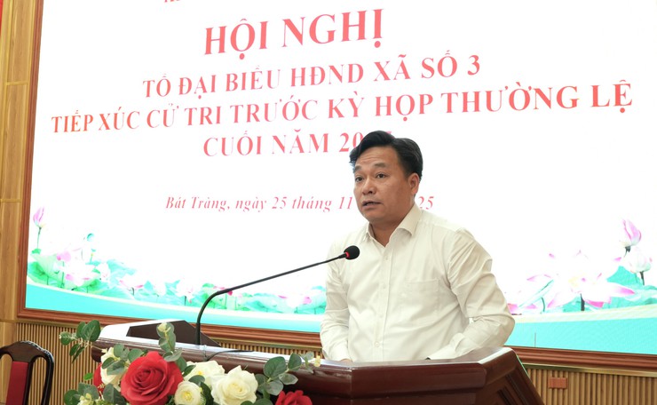 Đại biểu HĐND xã Bát Tràng tiếp xúc cử tri trước Kỳ họp thường lệ cuối năm 2025- Ảnh 10.