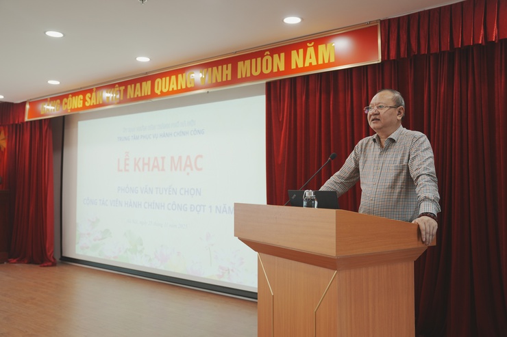 Phỏng vấn tuyển chọn Cộng tác viên hành chính công Đợt 1: Nhiều ứng viên là sinh viên các trường đại học- Ảnh 1.