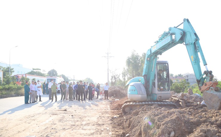 Xã Quang Minh cưỡng chế thu hồi đất thực hiện dự án X4, Lâm Hộ- Ảnh 1.