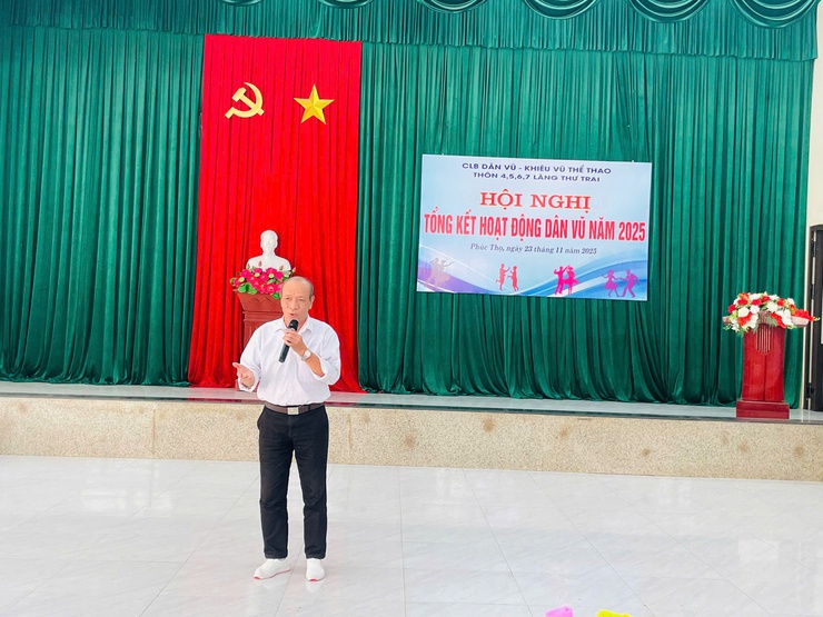 CLB Dân vũ – Khiêu vũ thể thao thôn 4,5,6,7 làng Thư Trai, xã Phúc Thọ tổng kết hoạt động năm 2025- Ảnh 6.