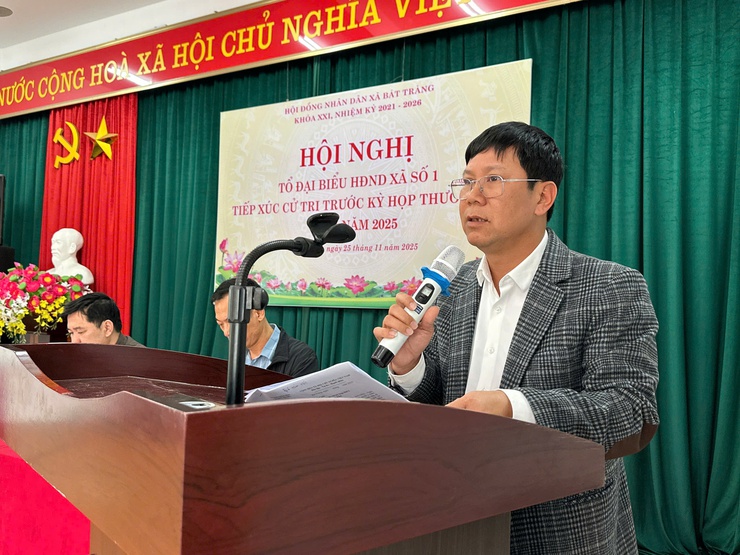 Đại biểu HĐND xã Bát Tràng tiếp xúc cử tri trước Kỳ họp thường lệ cuối năm 2025- Ảnh 8.