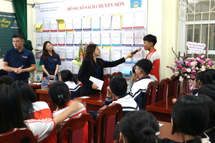 Phường Hai Bà Trưng tổ chức truyền thông về chăm sóc sức khỏe sinh sản vị thành niên, giáo dục kỹ năng sống, phòng tránh xâm hại, lạm dụng cho học sinh các trường THCS trên địa bàn.- Ảnh 4.