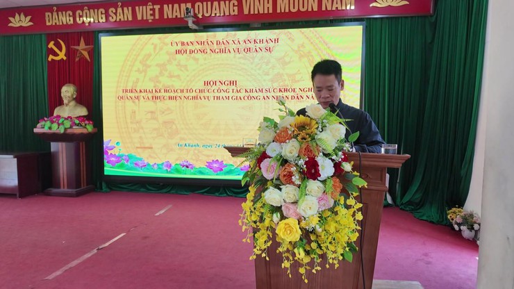 Hội nghị triển khai kế hoạch tổ chức khám sức khỏe NVQS và thực hiện nghĩa vụ tham gia CAND năm 2026- Ảnh 4.