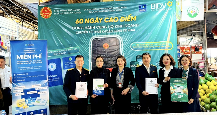 Chuyển đổi từ thuế khoán sang kê khai: Phường Thanh Xuân bước vào giai đoạn tăng tốc- Ảnh 1.