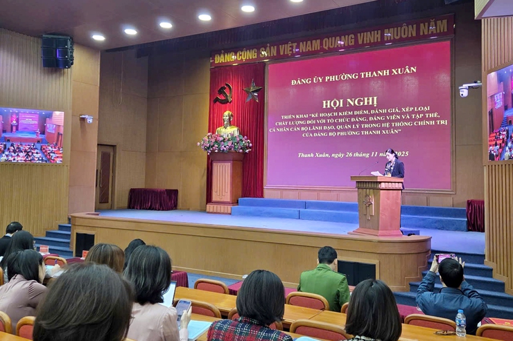 Đảng ủy phường Thanh Xuân triển khai kế hoạch kiểm điểm, đánh giá, xếp loại tổ chức đảng, đảng viên và tập thể, cá nhân cán bộ lãnh đạo quản lý năm 2025- Ảnh 1.