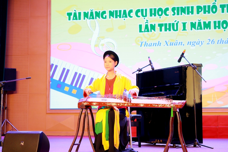 Chung khảo Liên hoan tài năng nhạc cụ học sinh phổ thông phường Thanh Xuân lần thứ I năm học 2025-2026- Ảnh 9.