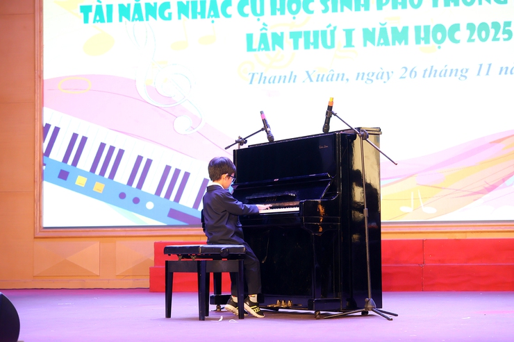 Chung khảo Liên hoan tài năng nhạc cụ học sinh phổ thông phường Thanh Xuân lần thứ I năm học 2025-2026- Ảnh 6.