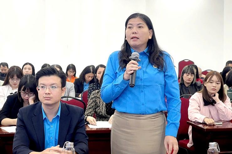 PHƯỜNG CẦU GIẤY: TỔ CHỨC HỘI NGHỊ ĐỐI THOẠI, GIAO LƯU TRỰC TUYẾN TRUYỀN THÔNG NHỮNG ĐIỂM MỚI CỦA PHÁP LUẬT LAO ĐỘNG VÀ HOẠT ĐỘNG CÔNG ĐOÀN- Ảnh 3.