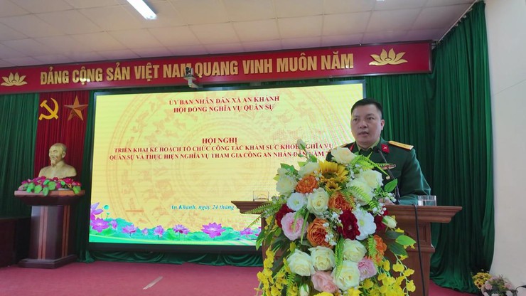 Hội nghị triển khai kế hoạch tổ chức khám sức khỏe NVQS và thực hiện nghĩa vụ tham gia CAND năm 2026- Ảnh 7.