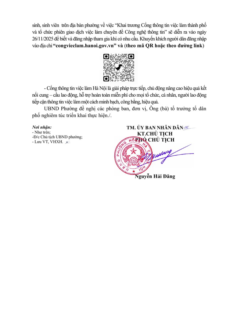 Phường Hồng Hà triển khai Cổng thông tin việc làm thành phố Hà Nội- Ảnh 2.