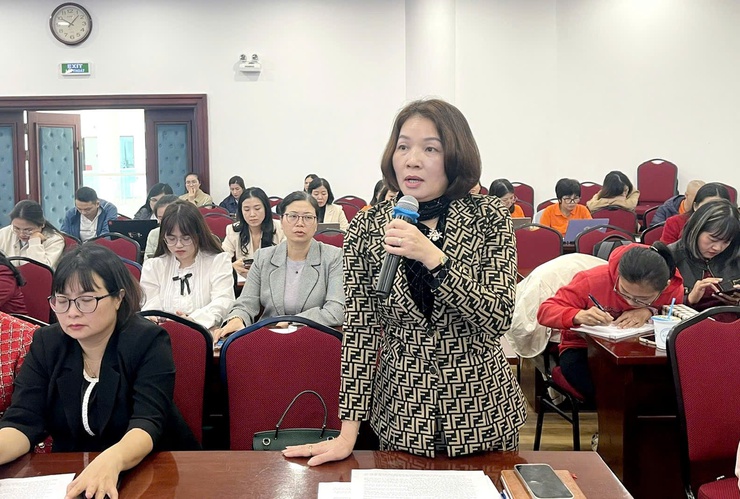 PHƯỜNG CẦU GIẤY: TỔ CHỨC HỘI NGHỊ ĐỐI THOẠI, GIAO LƯU TRỰC TUYẾN TRUYỀN THÔNG NHỮNG ĐIỂM MỚI CỦA PHÁP LUẬT LAO ĐỘNG VÀ HOẠT ĐỘNG CÔNG ĐOÀN- Ảnh 2.