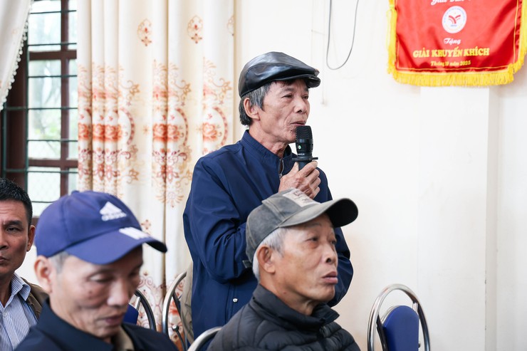 Đại biểu HĐND xã Chương Dương tiếp xúc cử tri các thôn tại đơn vị bầu cử số 1, 2 và số 3 thuộc xã Tự Nhiên (cũ), Thư Phú (cũ) và xã Chương Dương (cũ) trước kỳ họp thường lệ cuối năm HĐND xã khoá XXII, nhiệm kỳ 2021-2026- Ảnh 3.