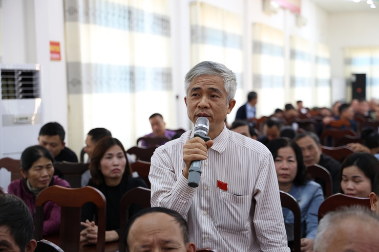 Đại biểu HĐND xã Chương Dương tiếp xúc cử tri các xã Lê Lợi (cũ), Thắng Lợi (cũ) và xã Tô Hiệu, Vạn Nhất (cũ) trước kỳ họp thường lệ cuối năm HĐND xã khoá XXII, nhiệm kỳ 2021-2026- Ảnh 2.