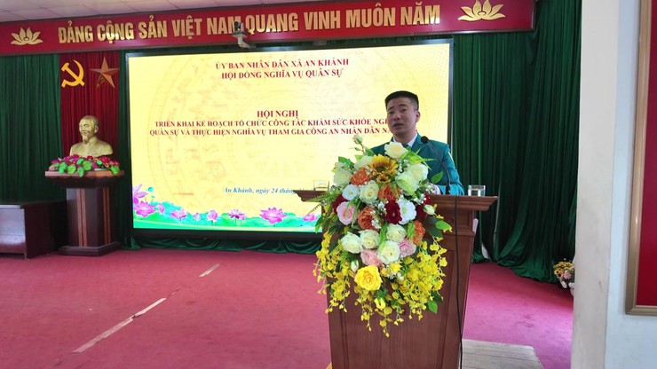 Hội nghị triển khai kế hoạch tổ chức khám sức khỏe NVQS và thực hiện nghĩa vụ tham gia CAND năm 2026- Ảnh 3.