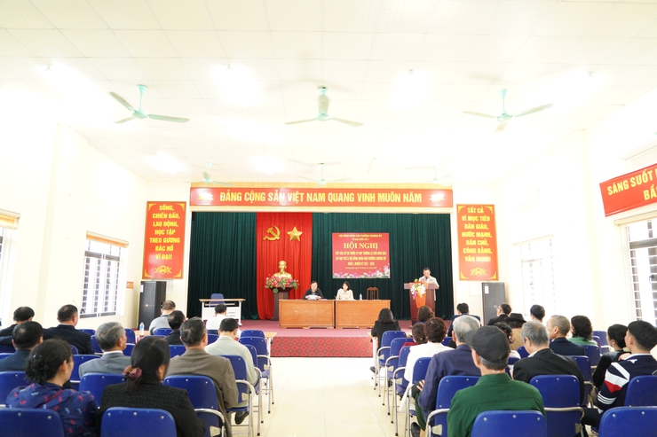 Tổ đại biểu số 01 HĐND phường Chương Mỹ tiếp xúc cử tri trước kỳ họp thường lệ cuối năm 2025- Ảnh 1.