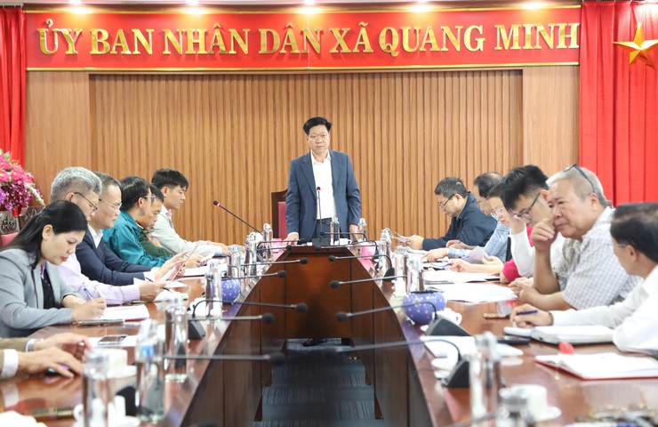 Xã Quang Minh chốt quân số khám tuyển Nghĩa vụ Quân sự và Nghĩa vụ Công an nhân dân năm 2026- Ảnh 1.