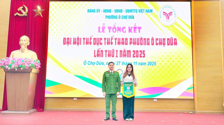 Phường Ô Chợ Dừa tổng kết Đại hội Thể dục Thể thao lần thứ I năm 2025- Ảnh 14.