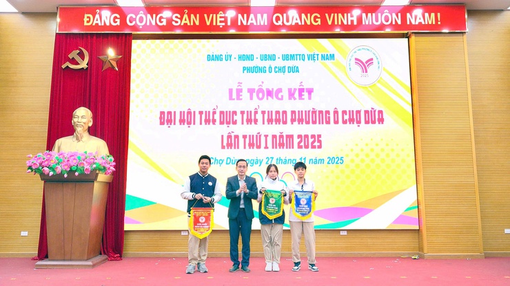 Phường Ô Chợ Dừa tổng kết Đại hội Thể dục Thể thao lần thứ I năm 2025- Ảnh 15.