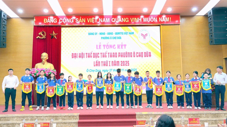 Phường Ô Chợ Dừa tổng kết Đại hội Thể dục Thể thao lần thứ I năm 2025- Ảnh 16.