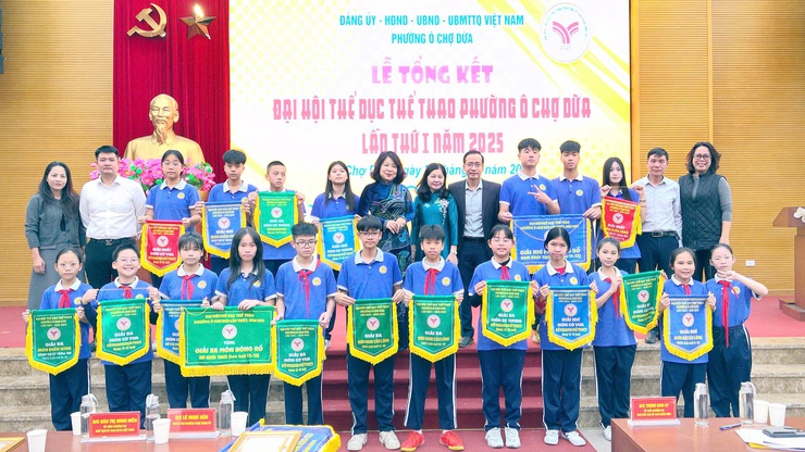 Phường Ô Chợ Dừa tổng kết Đại hội Thể dục Thể thao lần thứ I năm 2025- Ảnh 11.