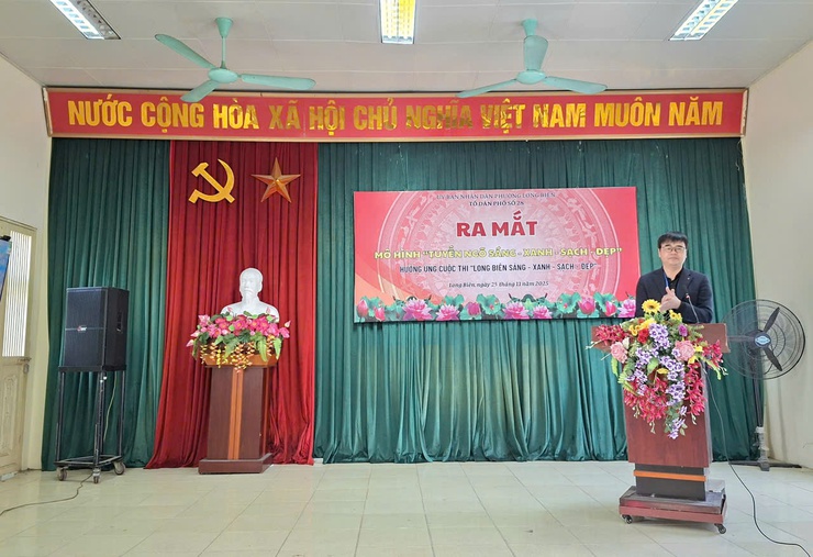 Tổ dân phố số 28 phường Long Biên xây dựng các mô hình “Sáng - Xanh - Sạch - Đẹp"- Ảnh 2.