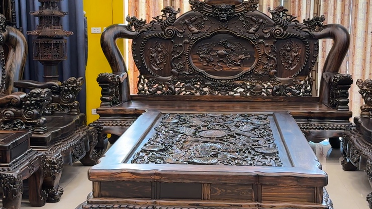 Mộc cao cấp Vạn Điểm: Nơi hồn Việt tỏa sáng qua từng đường nét chạm.- Ảnh 7.