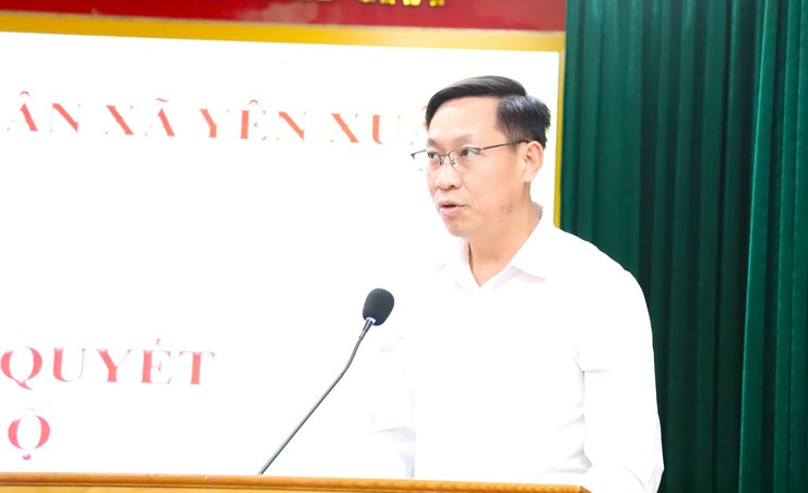 Yên Xuân: Hội nghị công bố và trao Nghị quyết về công tác cán bộ- Ảnh 2.