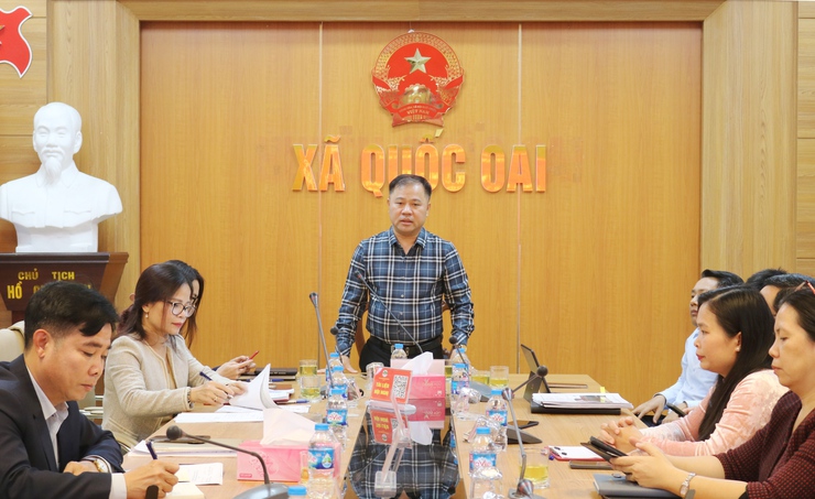 Quốc Oai trao quyết định Trưởng phòng văn hoá xã hội- Ảnh 6.