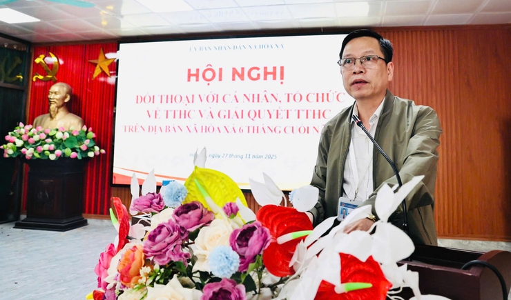 HÒA XÁ LẮNG NGHE Ý KIẾN NGƯỜI DÂN VỀ THỦ TỤC HÀNH CHÍNH- Ảnh 1.
