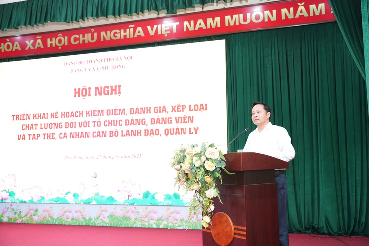 Ủy ban Bầu cử xã Phù Đổng tổ chức hội nghị triển khai công tác bầu cử đại biểu Quốc hội khóa XVI và Đại biểu HĐND các cấp nhiệm kỳ 2026-2031- Ảnh 4.