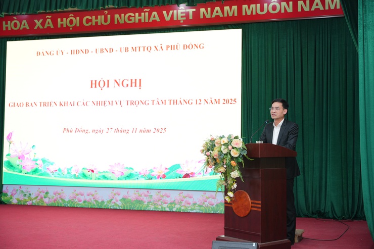 Ủy ban Bầu cử xã Phù Đổng tổ chức hội nghị triển khai công tác bầu cử đại biểu Quốc hội khóa XVI và Đại biểu HĐND các cấp nhiệm kỳ 2026-2031- Ảnh 5.