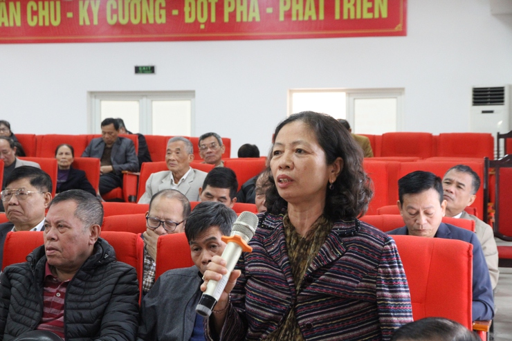 Hội nghị tiếp xúc cử tri của đại biểu HĐND Phường Xuân Phương trước kỳ họp thứ ba kỳ họp cuối năm 2025 HĐND khoá l, nhiệm kỳ 2021-2026.- Ảnh 5.