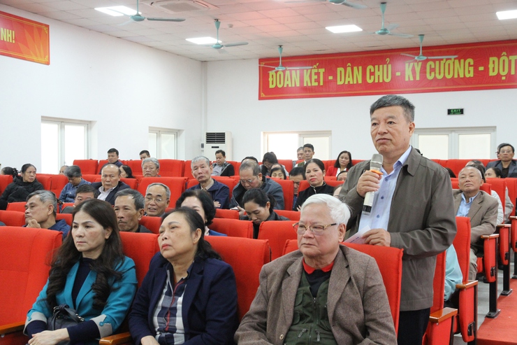 Hội nghị tiếp xúc cử tri của đại biểu HĐND Phường Xuân Phương trước kỳ họp thứ ba kỳ họp cuối năm 2025 HĐND khoá l, nhiệm kỳ 2021-2026.- Ảnh 6.