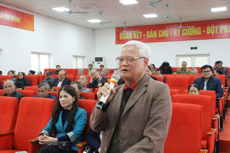 Hội nghị tiếp xúc cử tri của đại biểu HĐND Phường Xuân Phương trước kỳ họp thứ ba kỳ họp cuối năm 2025 HĐND khoá l, nhiệm kỳ 2021-2026.- Ảnh 10.