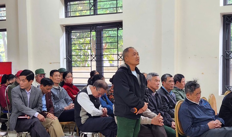 Lắng nghe ý kiến Nhân dân: Hội nghị Tiếp xúc Cử tri Trước Kỳ họp Thứ ba của HĐND xã Ngọc Hồi- Ảnh 7.