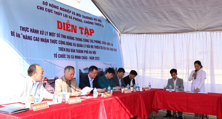 Nâng cao kỹ năng phòng chống thiên tai, củng cố tính chủ động từ cơ sở- Ảnh 1.