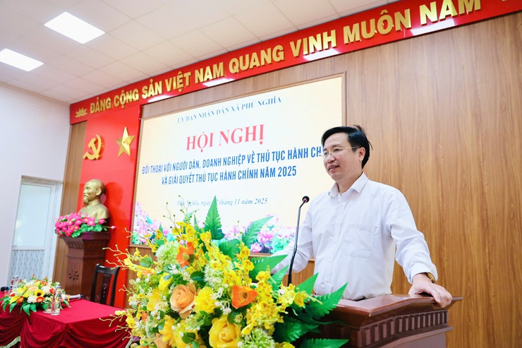 Hội nghị đối thoại với người dân doanh nghiệp về thủ tục hành chính và giải quyết thủ tục hành chính- Ảnh 12.