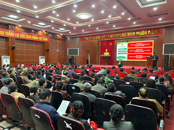 Hội nông dân xã Phú Xuyên tham gia lớp tập huấn nghiệp vụ quỹ hỗ trợ nông dân- Ảnh 1.