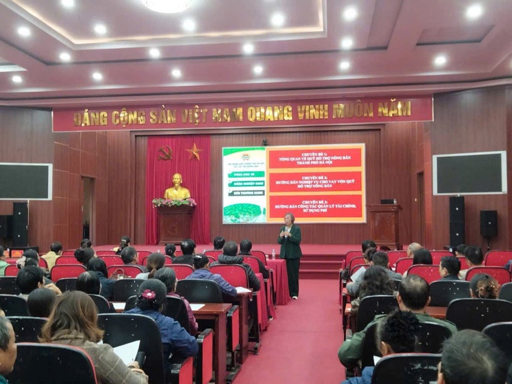 Hội nông dân xã Phú Xuyên tham gia lớp tập huấn nghiệp vụ quỹ hỗ trợ nông dân- Ảnh 3.