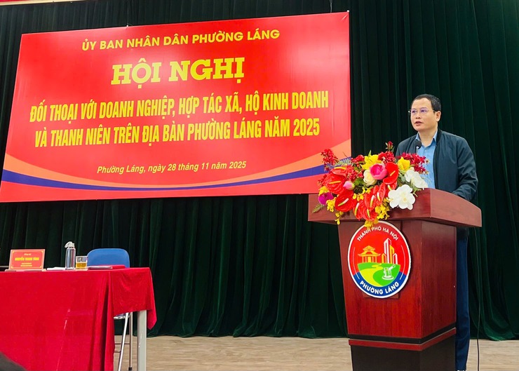 Phường Láng tăng cường đối thoại, gỡ vướng mắc cho doanh nghiệp, người dân- Ảnh 4.