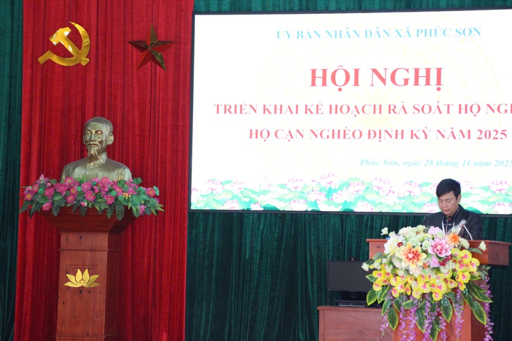 UBND XÃ PHÚC SƠN TRIỂN KHAI RÀ SOÁT HỘ NGHÈO, HỘ CẬN NGHÈO NĂM 2025- Ảnh 2.