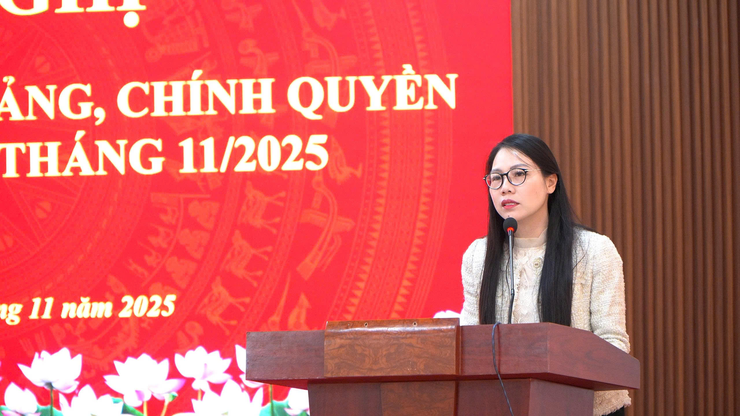 HỘI NGHỊ GIAO BAN CÔNG TÁC ĐẢNG, CHÍNH QUYỀN VÀ ĐOÀN THỂ XÃ THÁNG 11 NĂM 2025
- Ảnh 11.