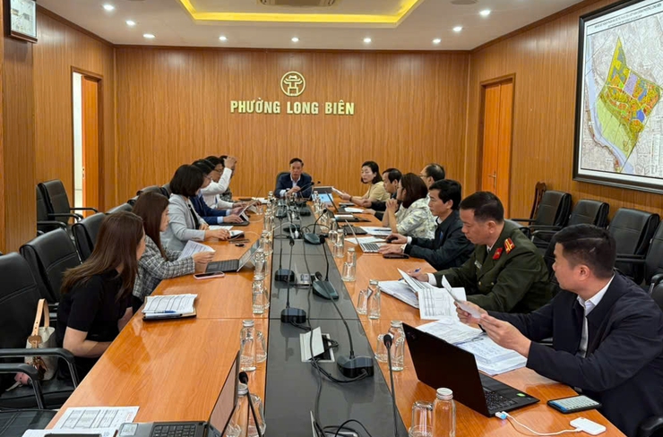 Ủy ban bầu cử phường Long Biên họp phiên thứ nhất- Ảnh 3.