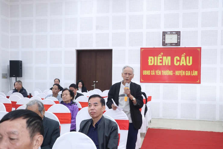 xã Phù Đổng tổ chức Hội nghị Đại biểu HĐND xã tiếp xúc cử tri trước kỳ họp thứ 4 HĐND xã khoá XXI, nhiệm kỳ 2021-2026- Ảnh 5.