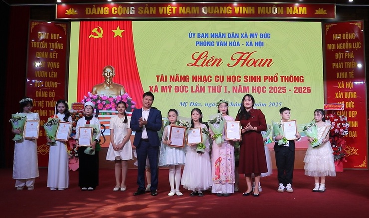 Liên hoan Tài năng nhạc cụ học sinh phổ thông xã Mỹ Đức lần thứ I – năm học 2025 – 2026- Ảnh 5.