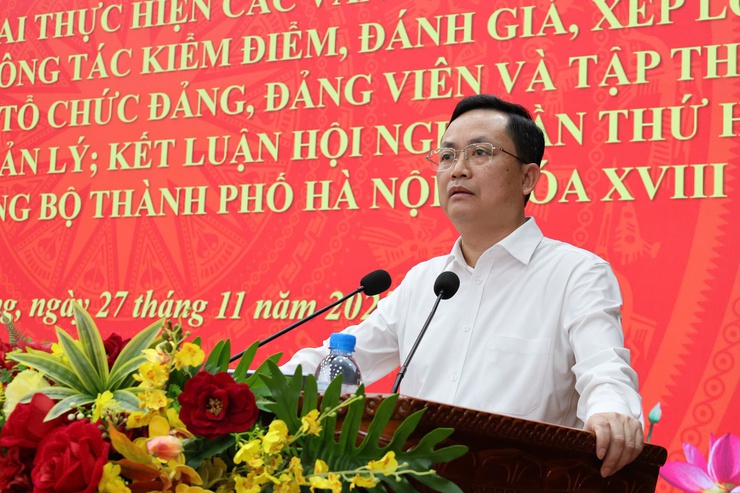 Hội nghị quán triệt các văn bản quan trọng về công tác quản lý đảng viên và đánh giá chất lượng tổ chức Đảng- Ảnh 2.