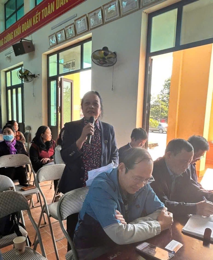 TỔ ĐẠI BIỂU ĐƠN VỊ BẦU CỬ SỐ 04 XÃ SÓC SƠN TIẾP XÚC CỬ TRI TRƯỚC KỲ HỌP THỨ 3 HĐND XÃ KHÓA I- Ảnh 3.