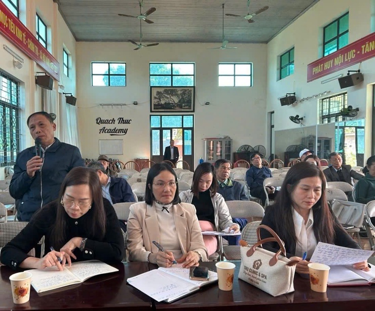 TỔ ĐẠI BIỂU ĐƠN VỊ BẦU CỬ SỐ 04 XÃ SÓC SƠN TIẾP XÚC CỬ TRI TRƯỚC KỲ HỌP THỨ 3 HĐND XÃ KHÓA I- Ảnh 4.