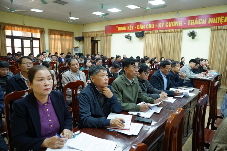 Đảng ủy xã Thường Tín triển khai Kế hoạch kiểm điểm, đánh giá và xếp loại chất lượng tổ chức Đảng, Đảng viên, cán bộ lãnh đạo quản lý năm 2025- Ảnh 2.